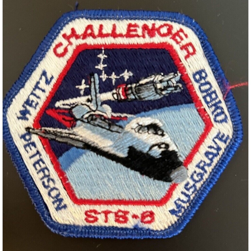 NASA Challenger STS-6 Weitz Bobko Peterson Musgrave Mission Patch